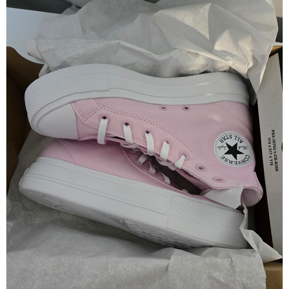 Converse Chuck Taylor All Star Move Pink Platform High Top Sneakers A19322F 7.5
